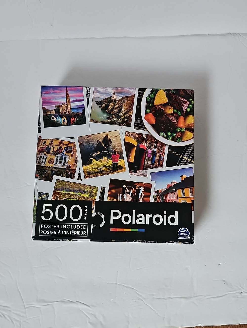 Polaroid Colorful Photo Collage Puzzle with Multi-Color Prints 500-pieces NTW
